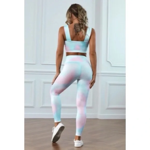 147. ☀️Cleo Tie Dye Workout Set☀️ - Picture 2 of 11
